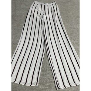 Event Pants Womens Size Small White Stripes Trousers